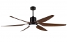 DC Fans - 66-1061BK 66-Inch Ceiling Fan with LED Light